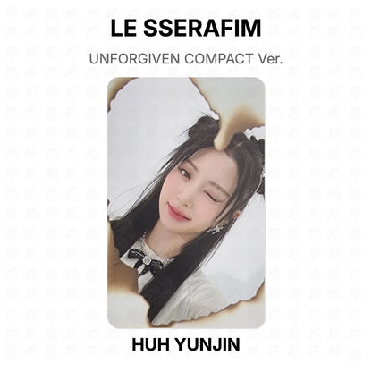 LE SSERAFIM UNFORGIVEN COMPACT Ver. Official Photocard