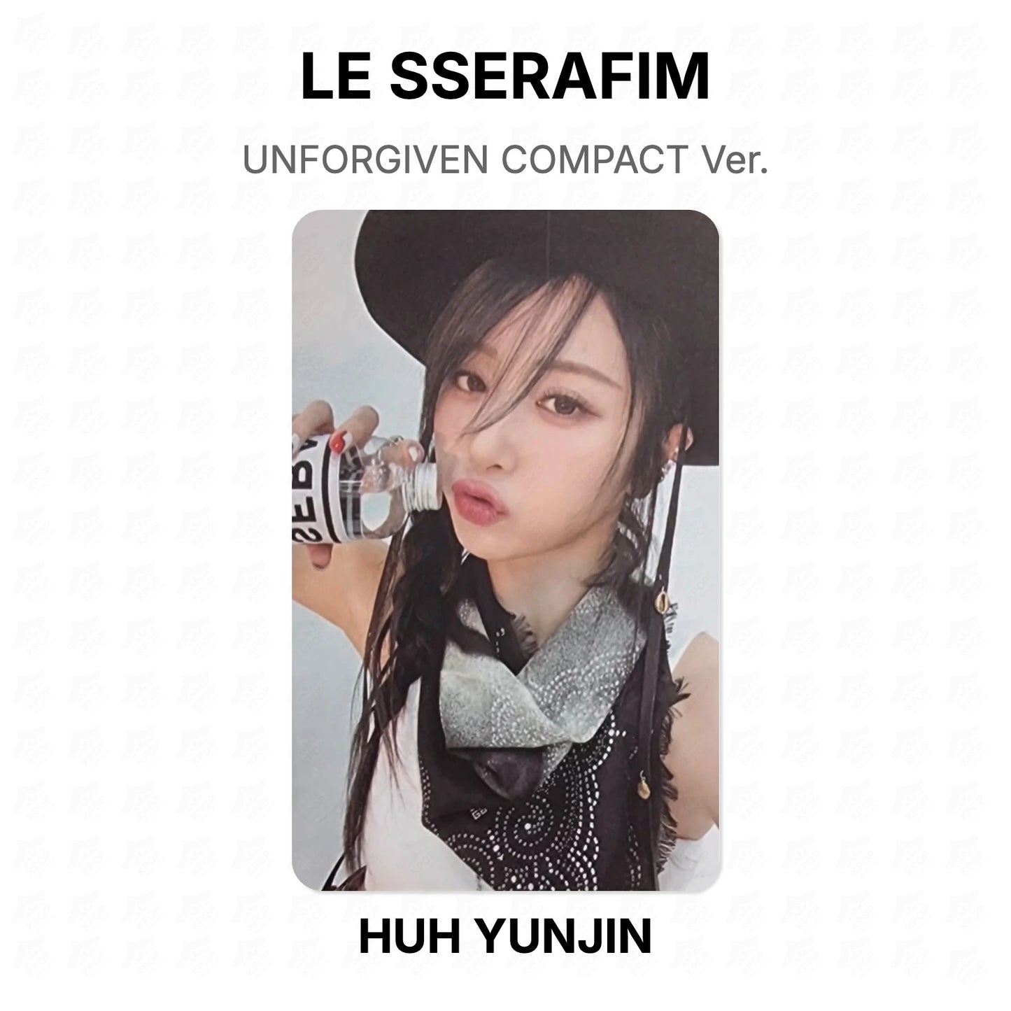 LE SSERAFIM UNFORGIVEN COMPACT Ver. Official Photocard