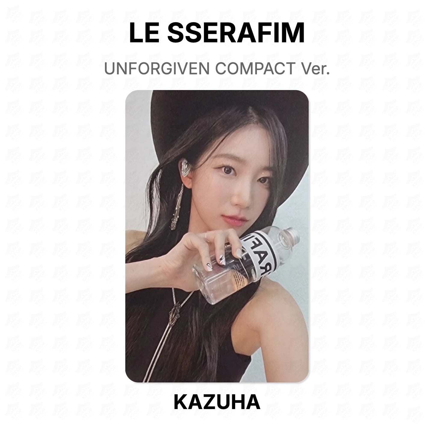 LE SSERAFIM UNFORGIVEN COMPACT Ver. Official Photocard