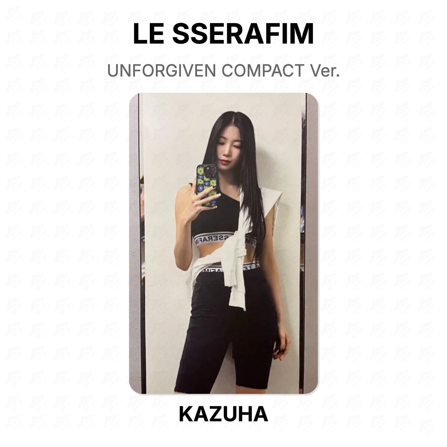 LE SSERAFIM UNFORGIVEN COMPACT Ver. Official Photocard