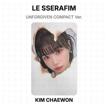 LE SSERAFIM UNFORGIVEN COMPACT Ver. Official Photocard