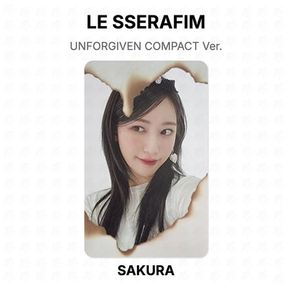 LE SSERAFIM UNFORGIVEN COMPACT Ver. Official Photocard
