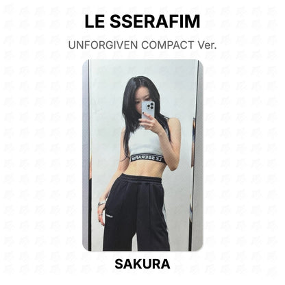 LE SSERAFIM UNFORGIVEN COMPACT Ver. Official Photocard