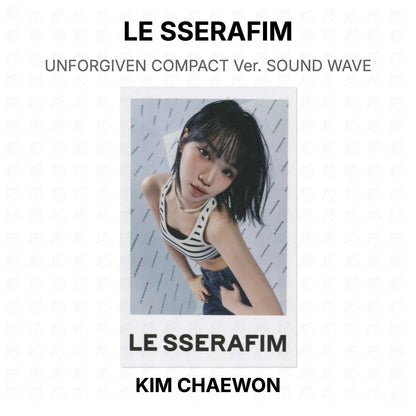 LE SSERAFIM UNFORGIVEN COMPACT Ver. SOUND WAVE Official Photocard