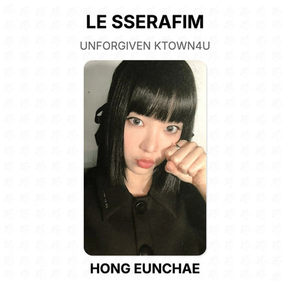 LE SSERAFIM UNFORGIVEN KTOWN4U Official Photocard