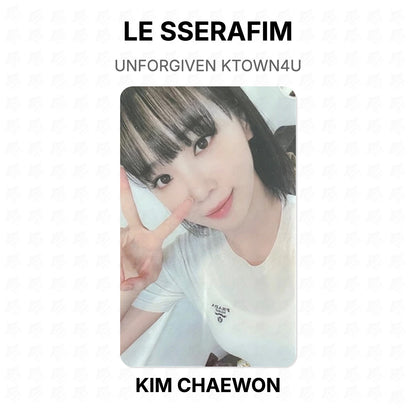 LE SSERAFIM UNFORGIVEN KTOWN4U Official Photocard