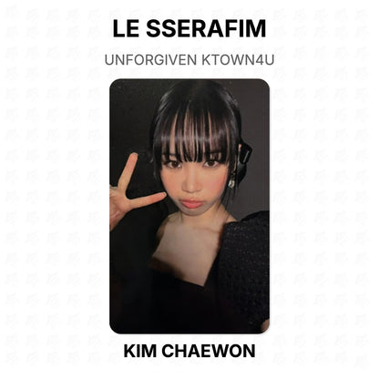 LE SSERAFIM UNFORGIVEN KTOWN4U Official Photocard