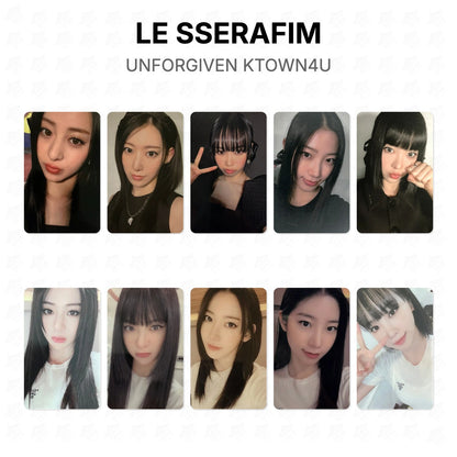 LE SSERAFIM UNFORGIVEN KTOWN4U Official Photocard