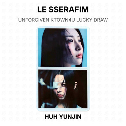LE SSERAFIM UNFORGIVEN KTOWN4U LUCKY DRAW Official Photocard