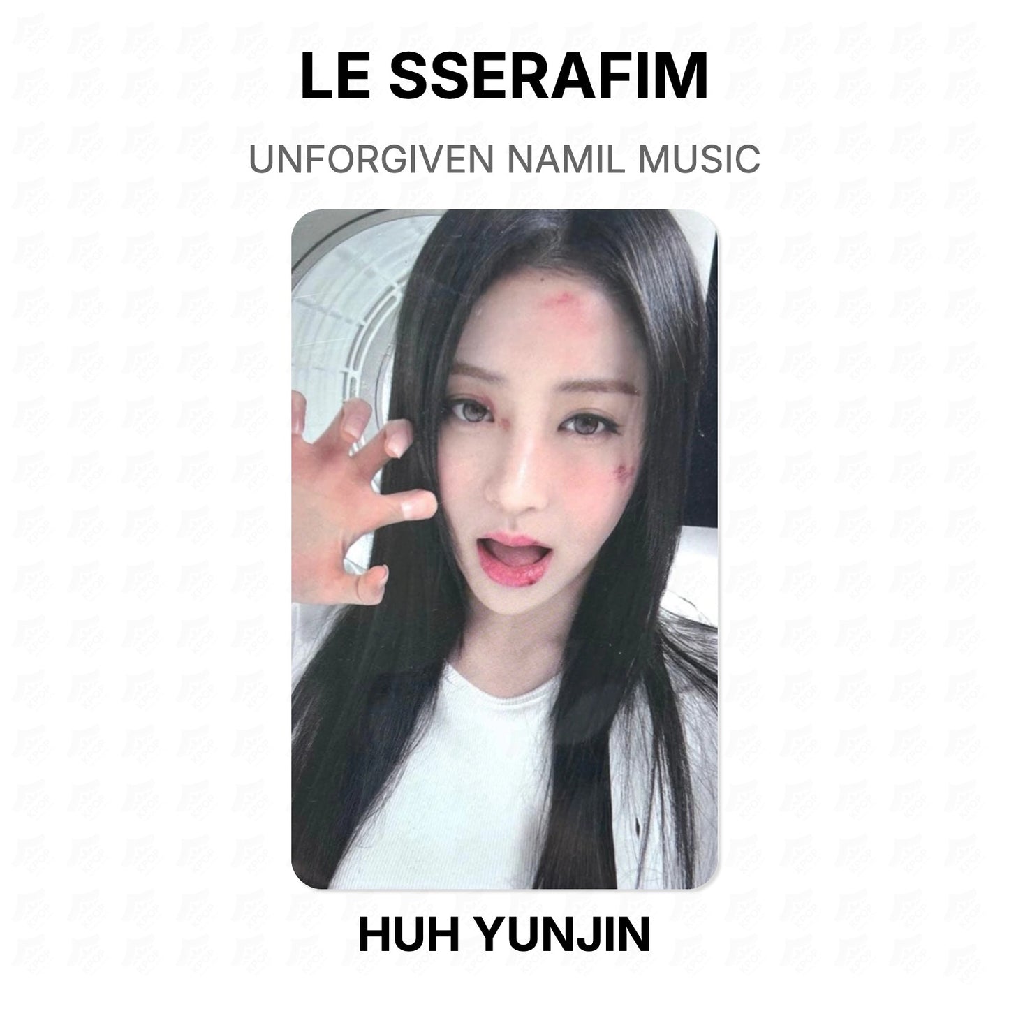 LE SSERAFIM UNFORGIVEN NAMIL MUSIC Official Photocard