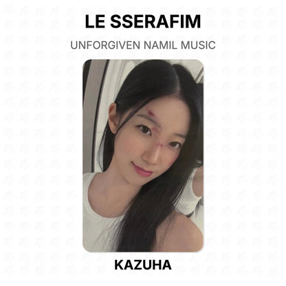 LE SSERAFIM UNFORGIVEN NAMIL MUSIC Official Photocard
