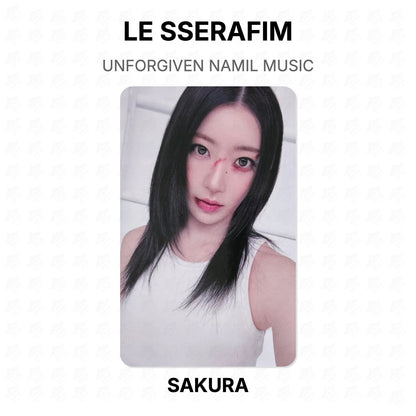 LE SSERAFIM UNFORGIVEN NAMIL MUSIC Official Photocard