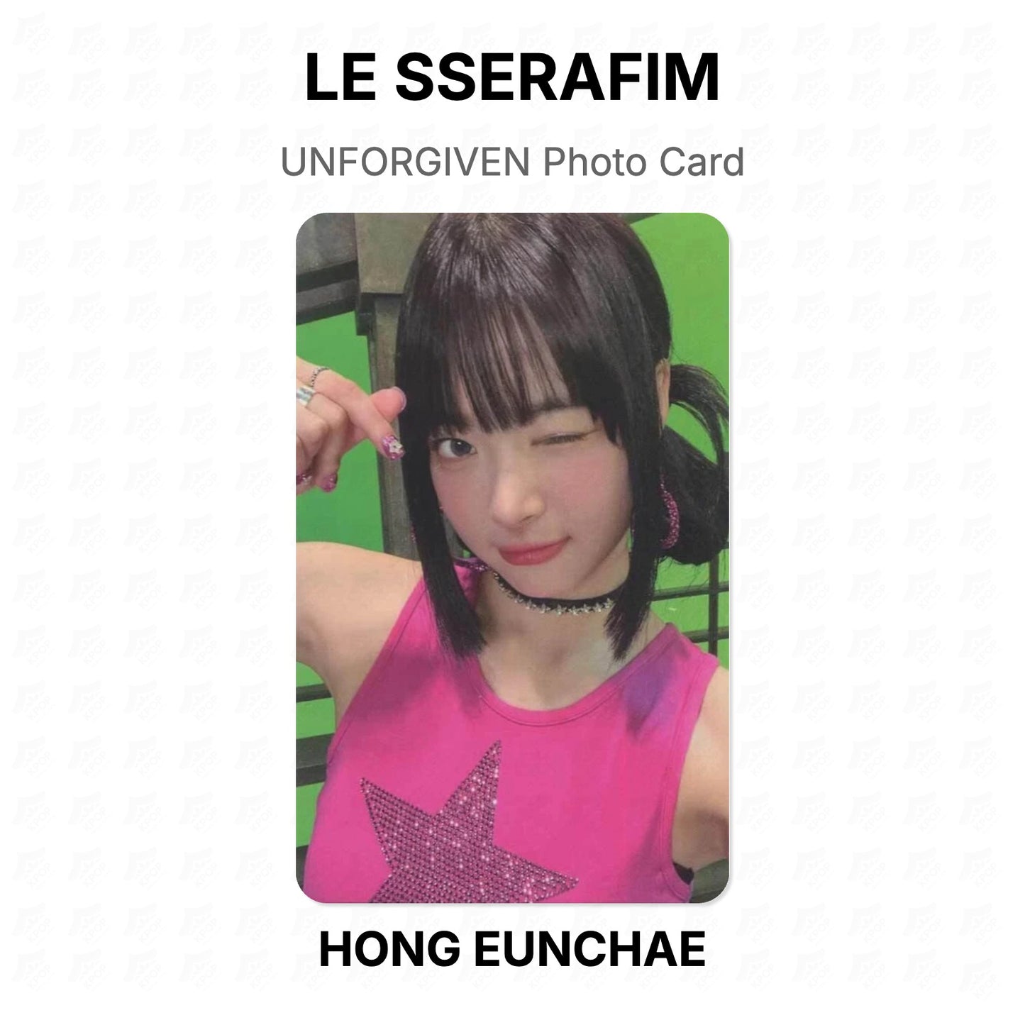 LE SSERAFIM UNFORGIVEN Photo Card Official Photocard