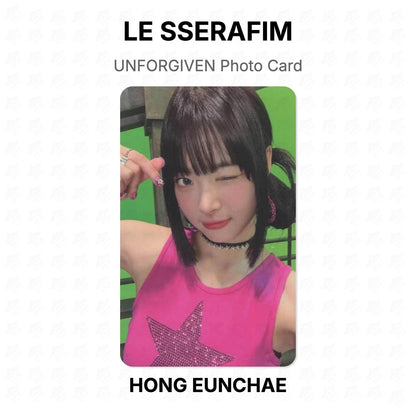 LE SSERAFIM UNFORGIVEN Photo Card Official Photocard