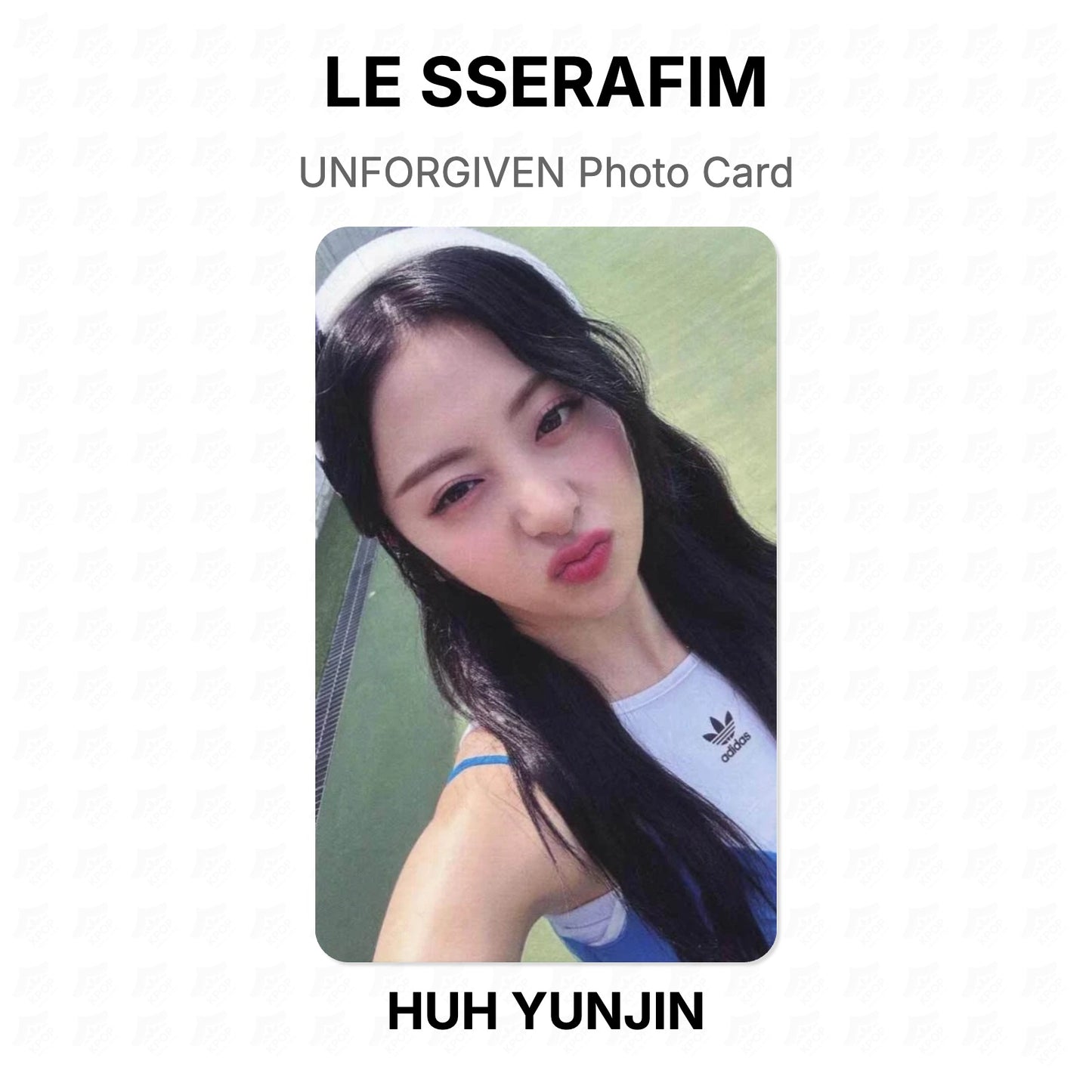 LE SSERAFIM UNFORGIVEN Photo Card Official Photocard