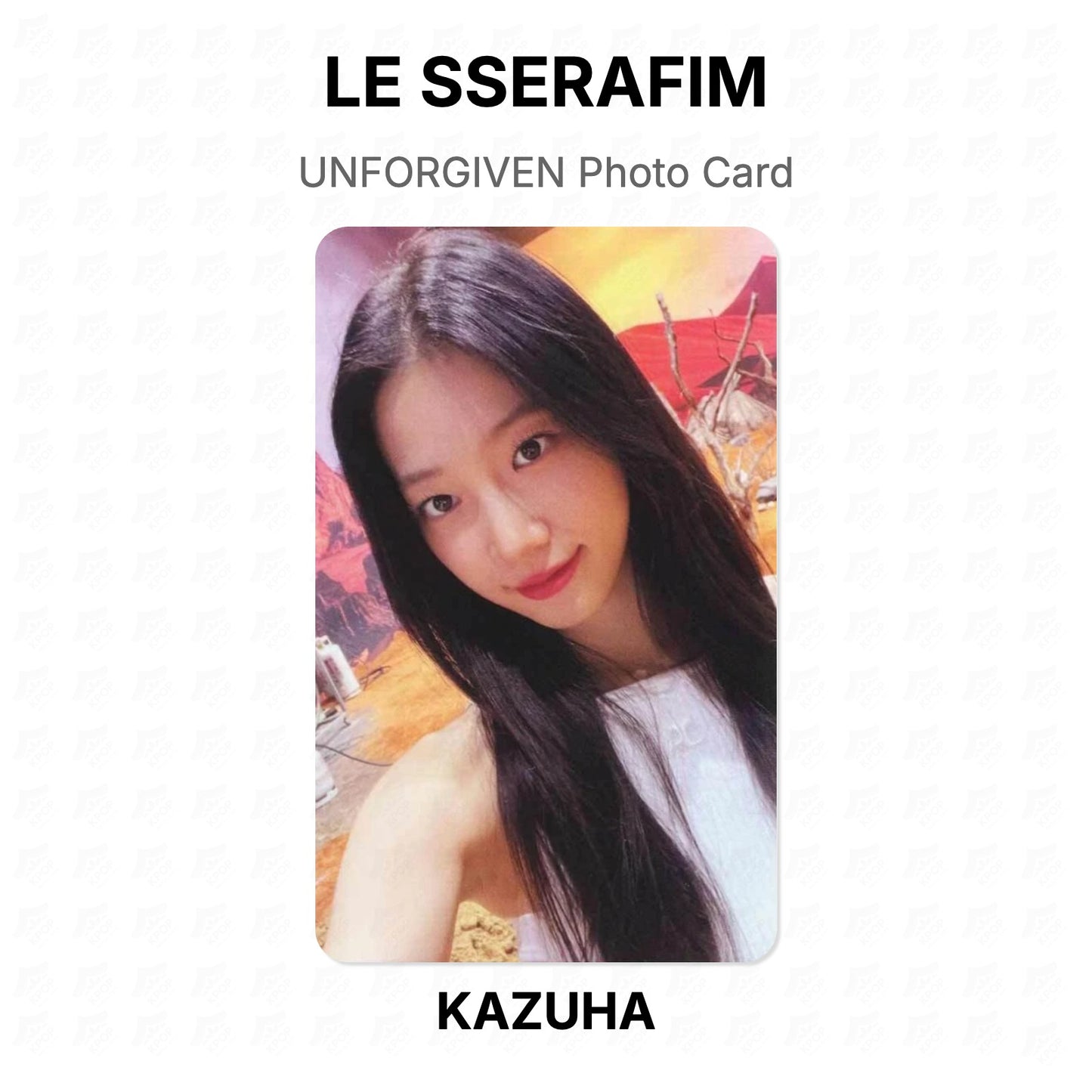 LE SSERAFIM UNFORGIVEN Photo Card Official Photocard