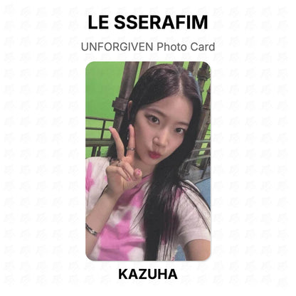 LE SSERAFIM UNFORGIVEN Photo Card Official Photocard
