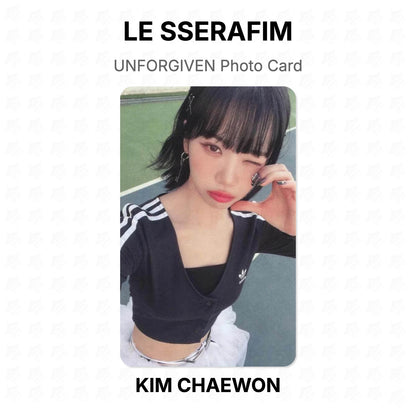 LE SSERAFIM UNFORGIVEN Photo Card Official Photocard