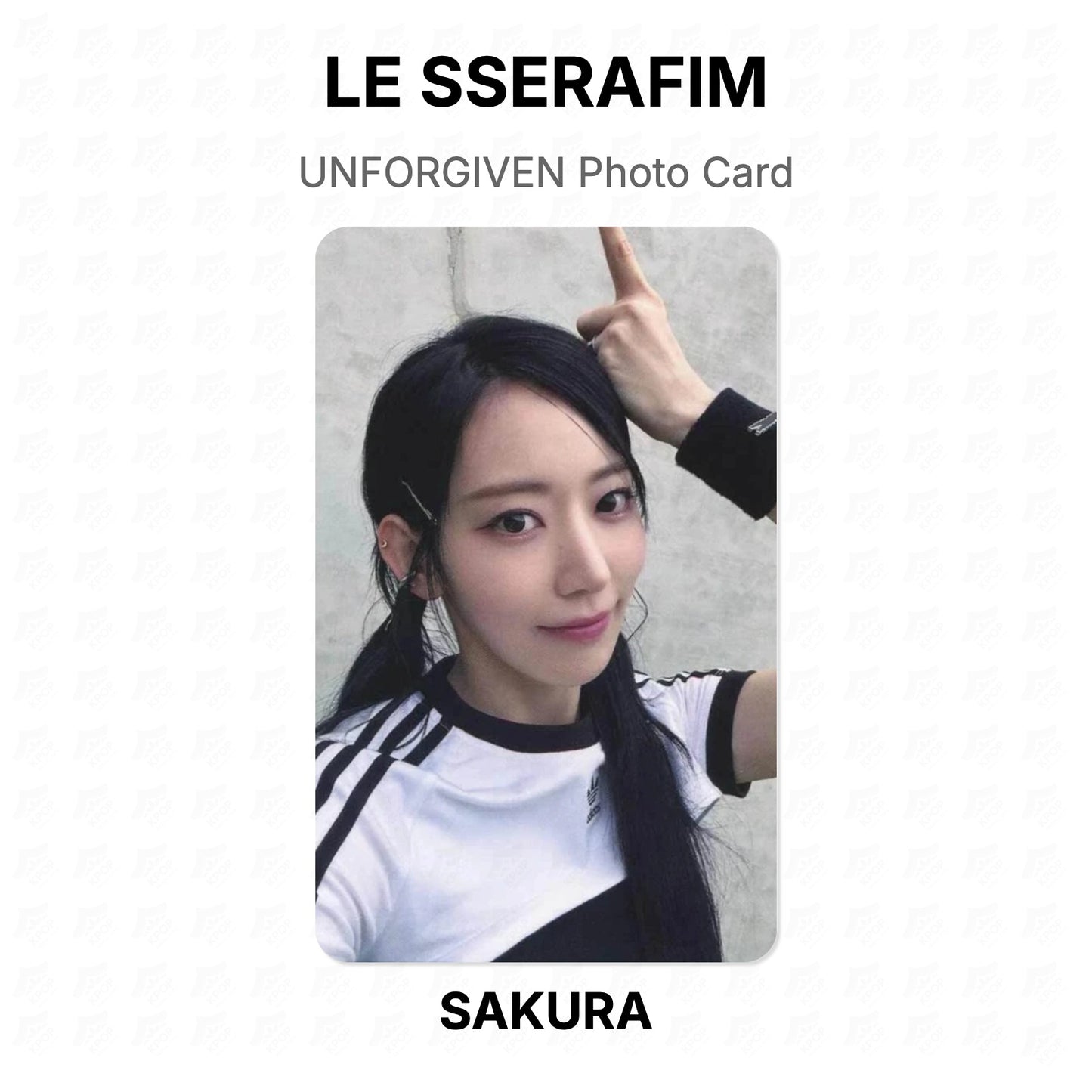 LE SSERAFIM UNFORGIVEN Photo Card Official Photocard