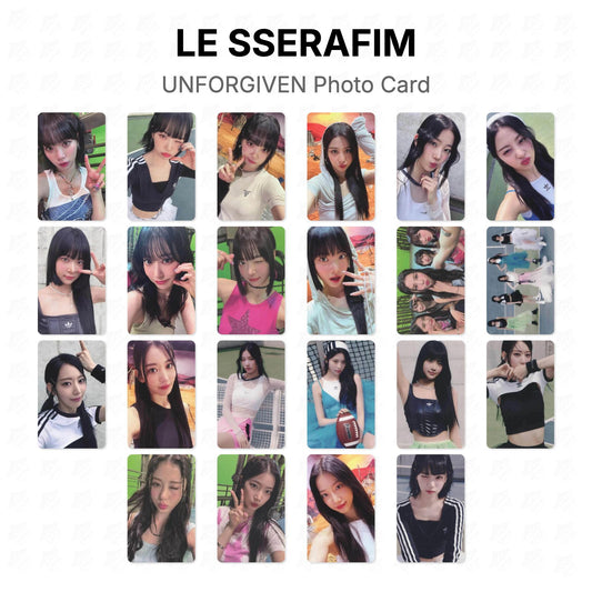 LE SSERAFIM UNFORGIVEN Photo Card Official Photocard