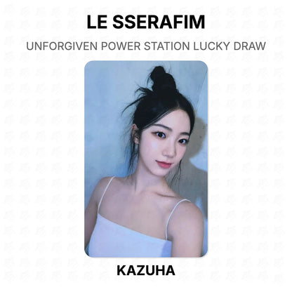 LE SSERAFIM UNFORGIVEN POWER STATION LUCKY DRAW Official Photocard