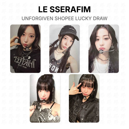 LE SSERAFIM UNFORGIVEN SHOPEE LUCKY DRAW Official Photocard