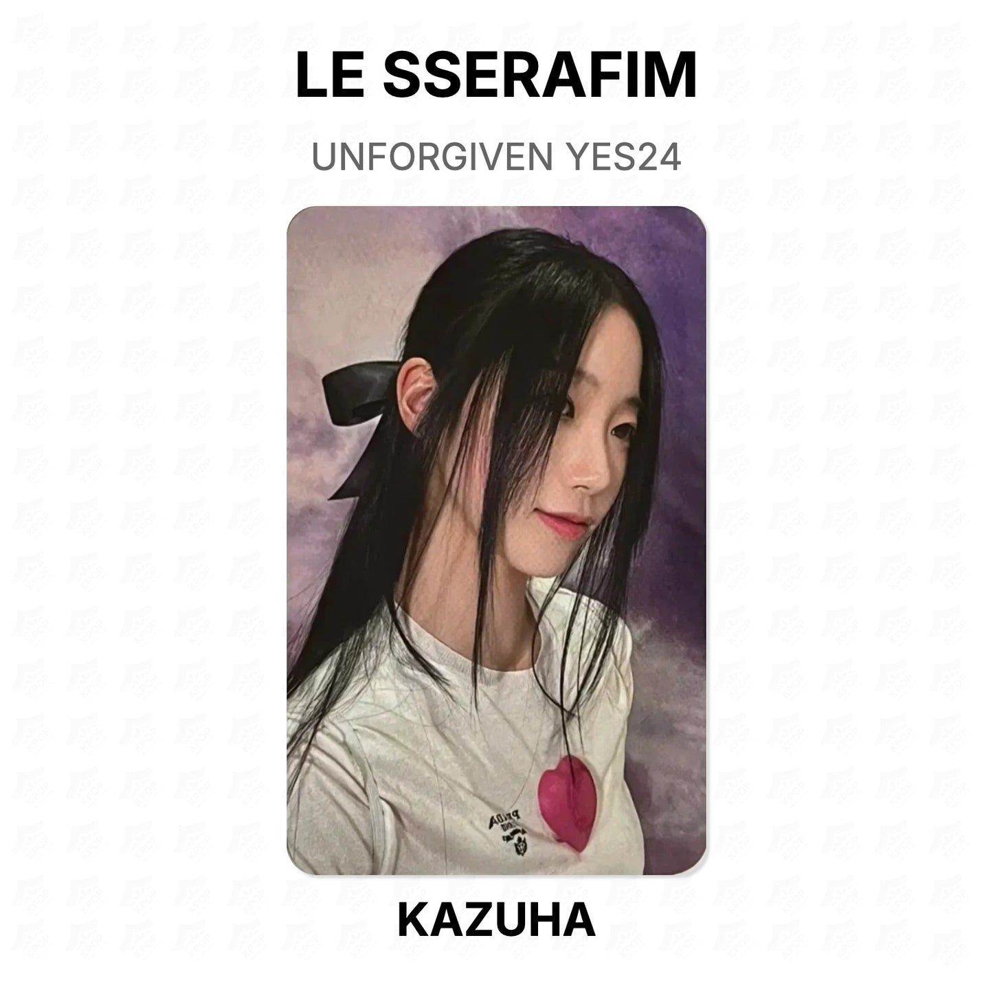 LE SSERAFIM UNFORGIVEN YES24 Official Photocard