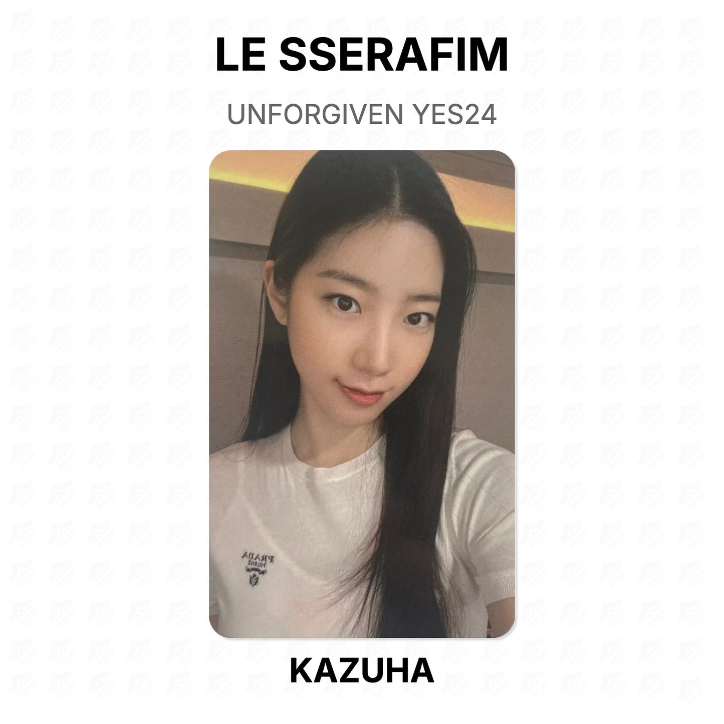 LE SSERAFIM UNFORGIVEN YES24 Official Photocard
