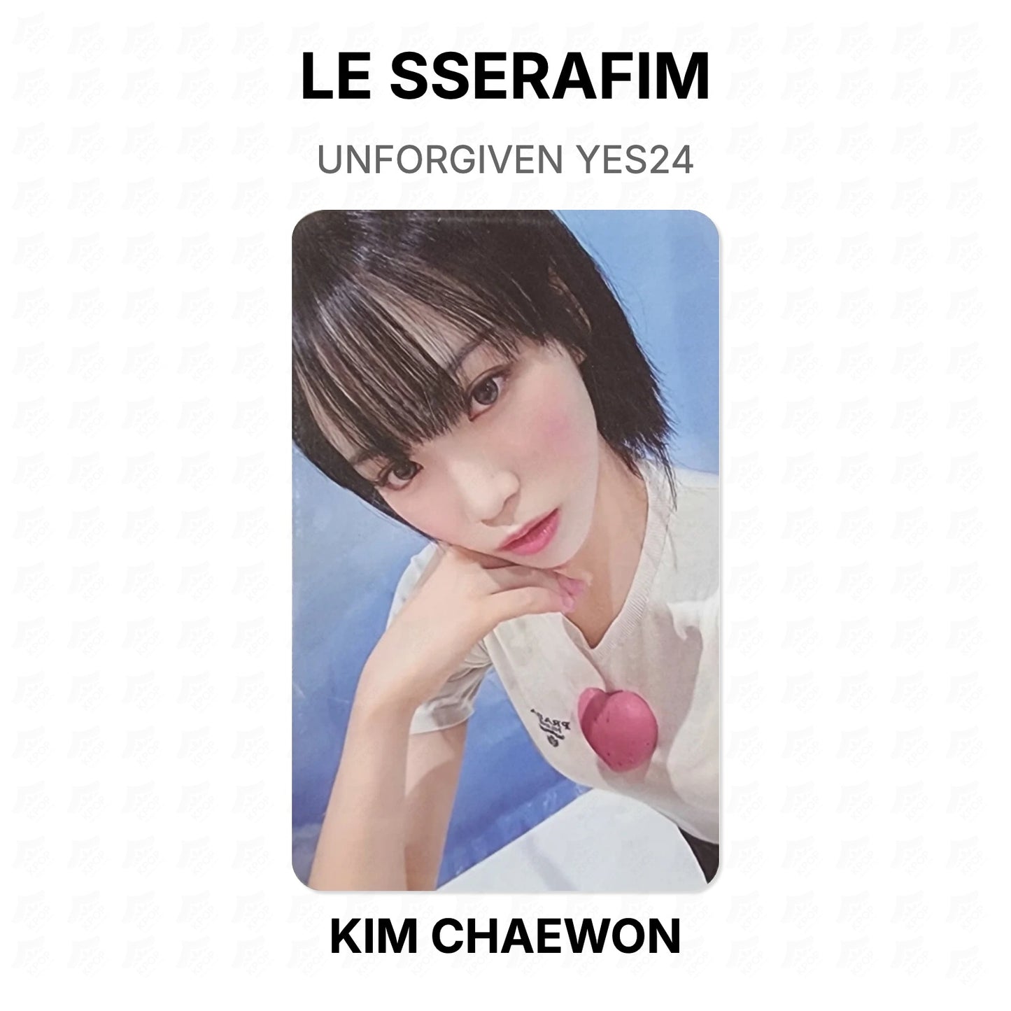 LE SSERAFIM UNFORGIVEN YES24 Official Photocard