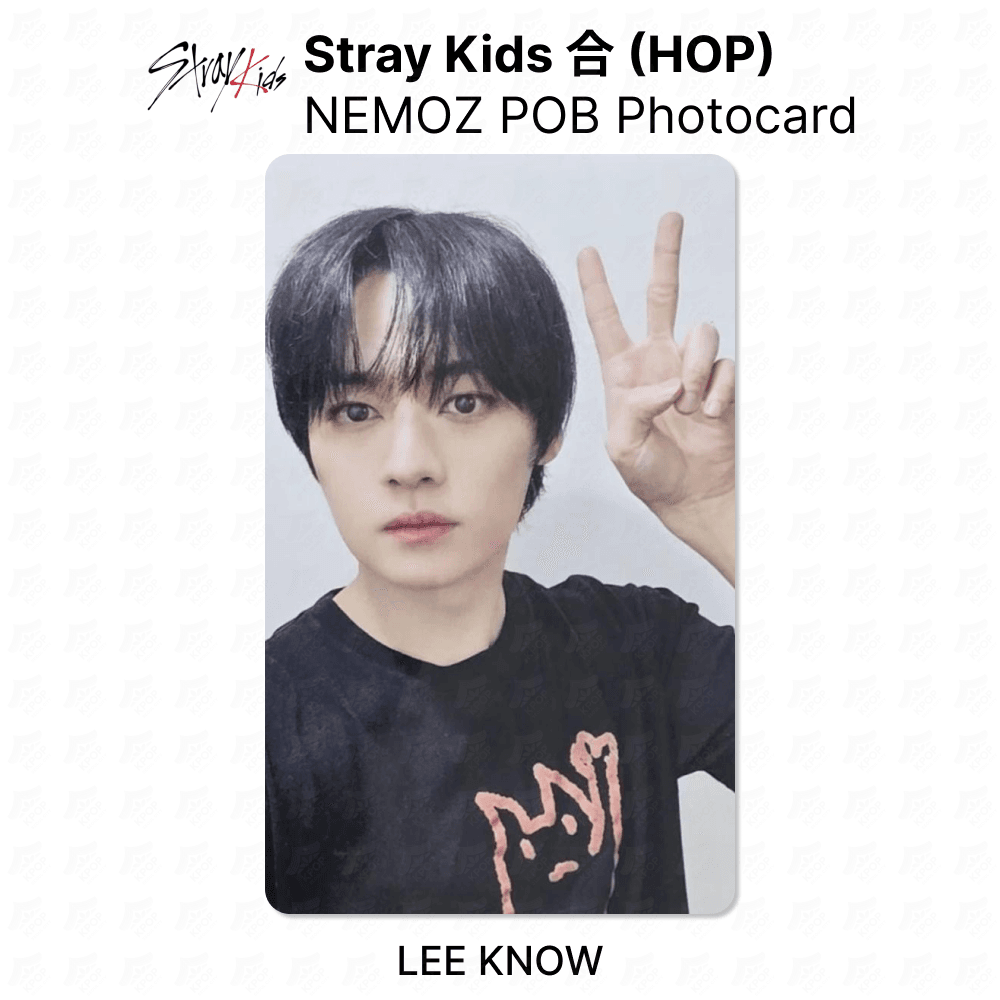 Stray Kids LEE KNOW Official Photocard - 合 HOP NEMOZ KPOP Collectible | KPOP SeoulCity