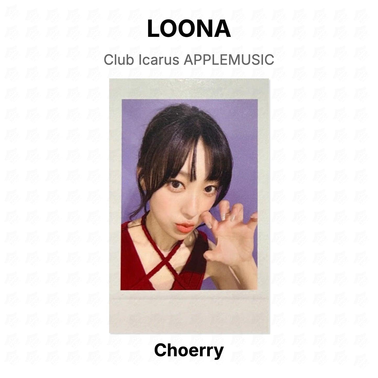LOONA Club Icarus APPLEMUSIC Official Photocard