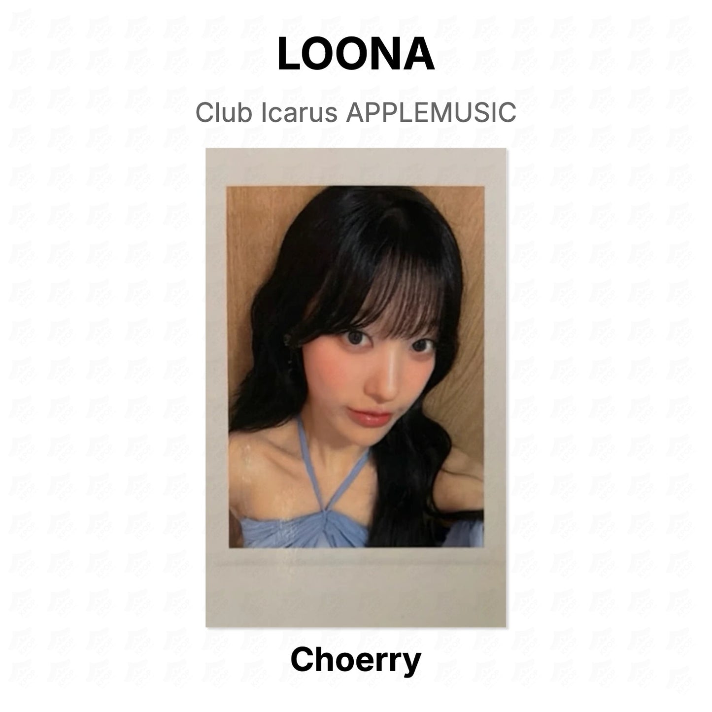 LOONA Club Icarus APPLEMUSIC Official Photocard