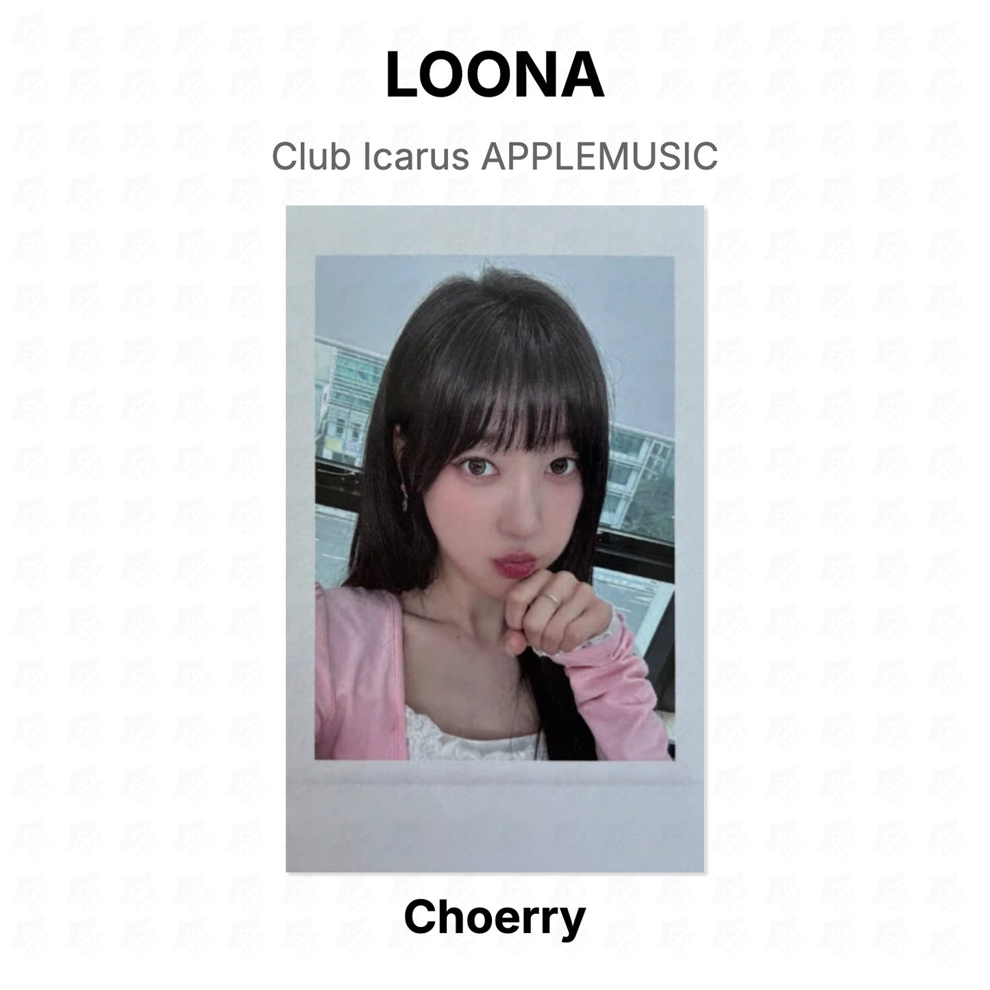 LOONA Club Icarus APPLEMUSIC Official Photocard