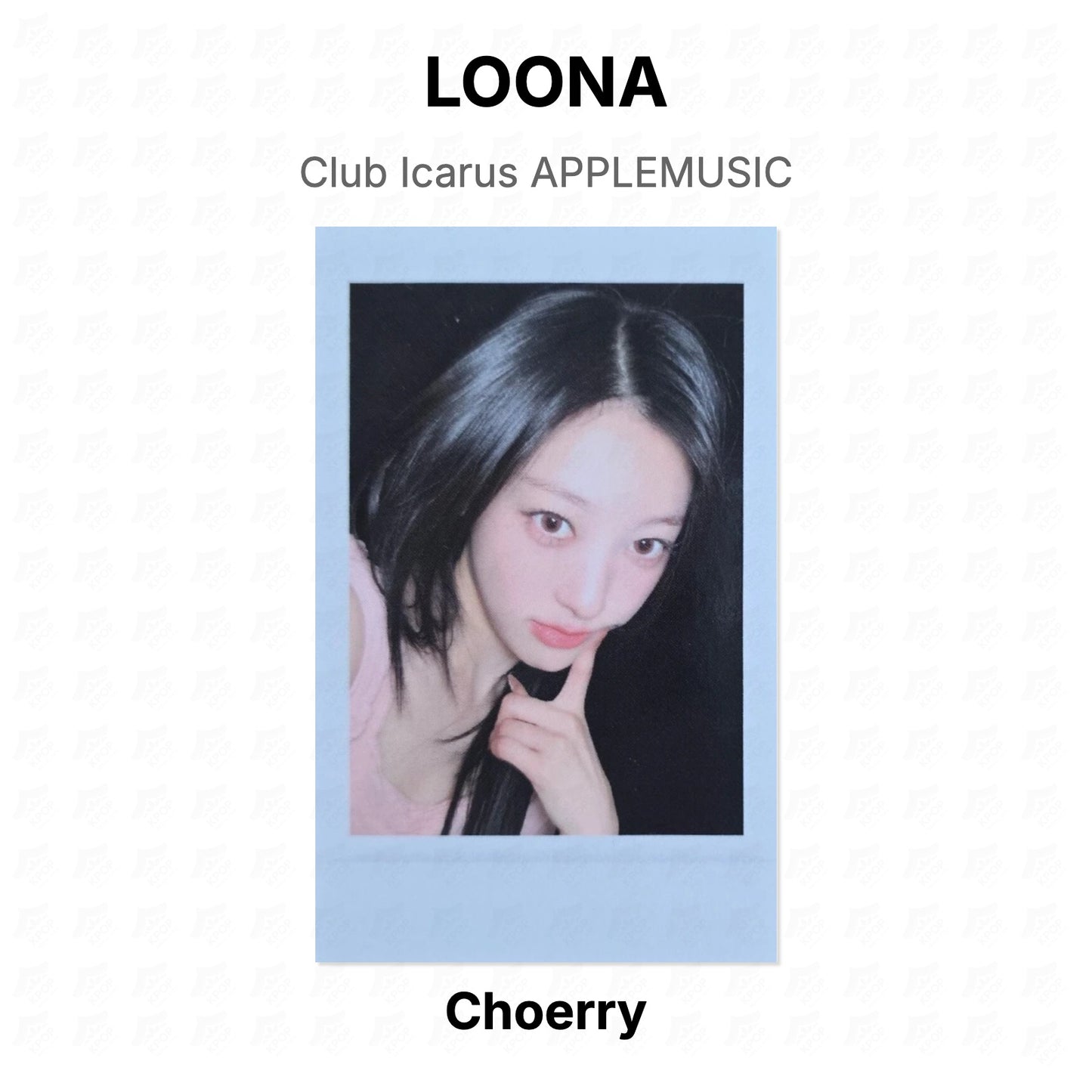 LOONA Club Icarus APPLEMUSIC Official Photocard
