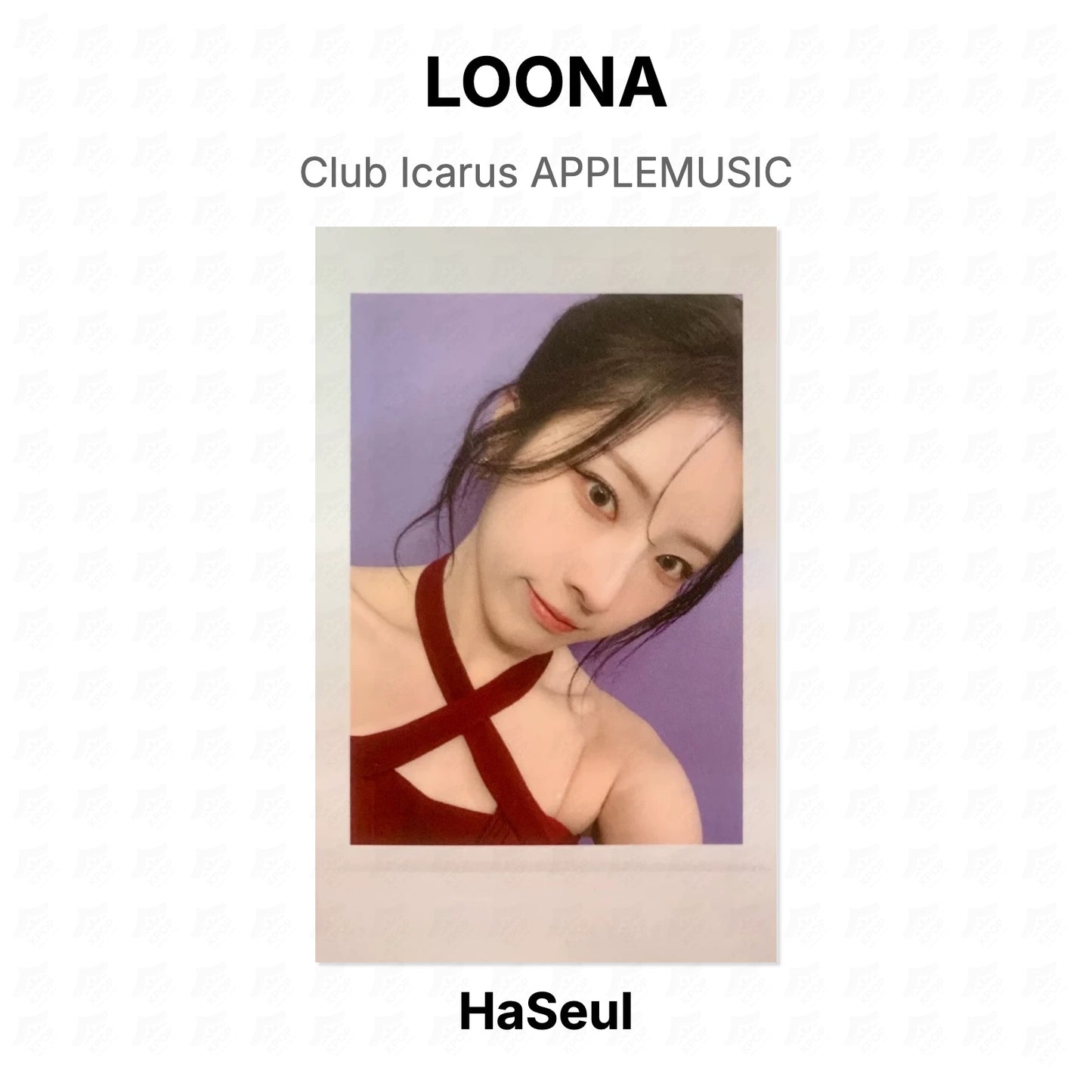 LOONA Club Icarus APPLEMUSIC Official Photocard