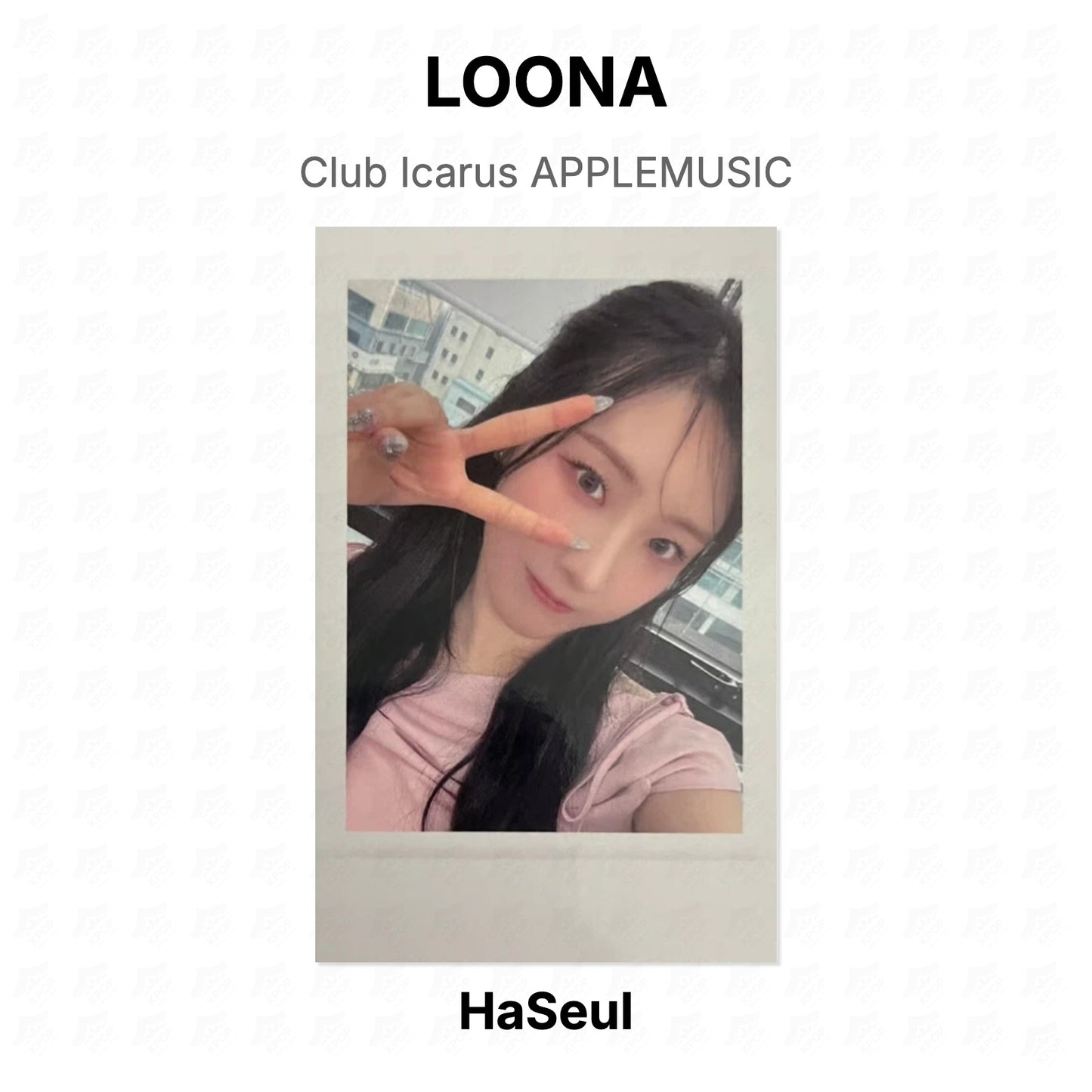 LOONA Club Icarus APPLEMUSIC Official Photocard