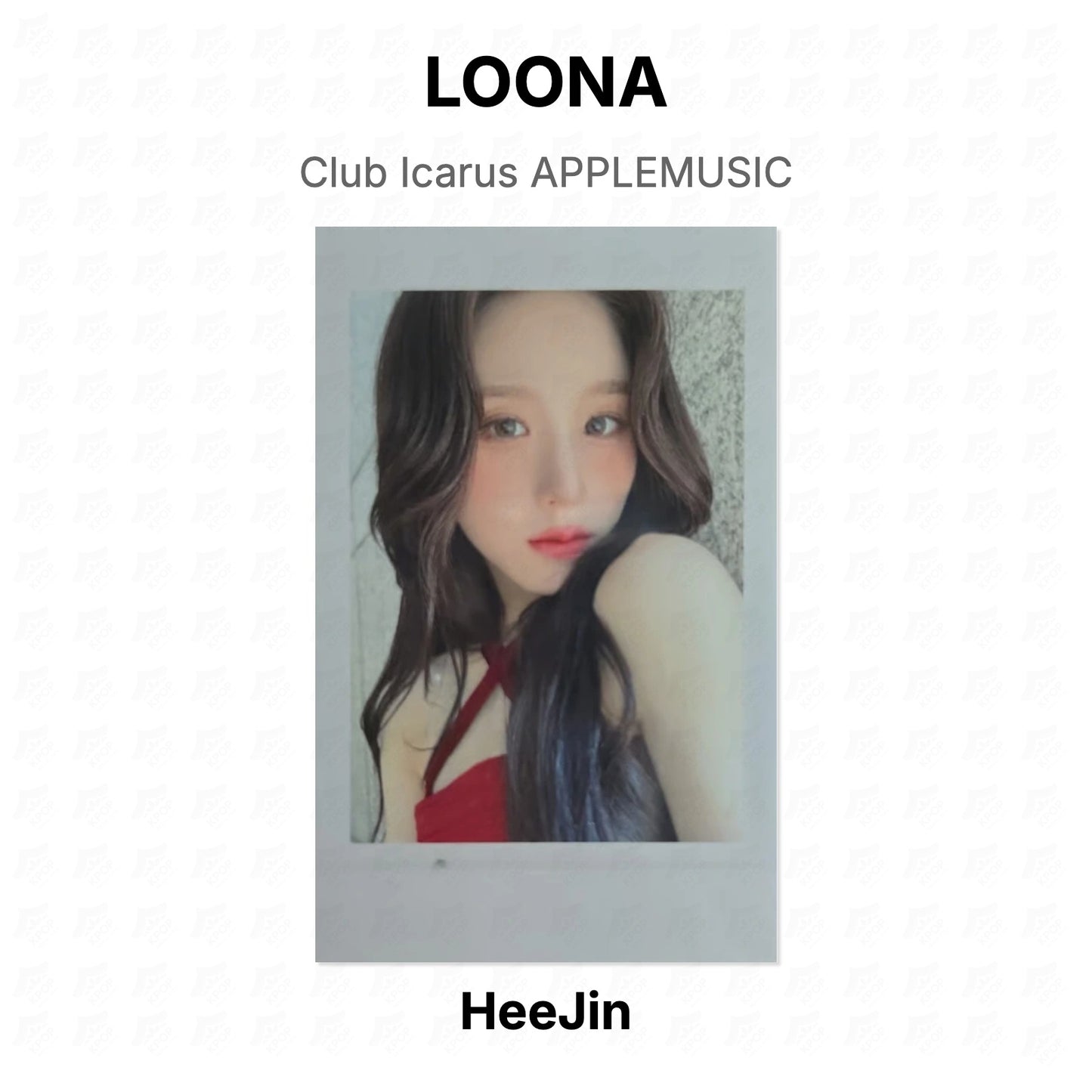 LOONA Club Icarus APPLEMUSIC Official Photocard