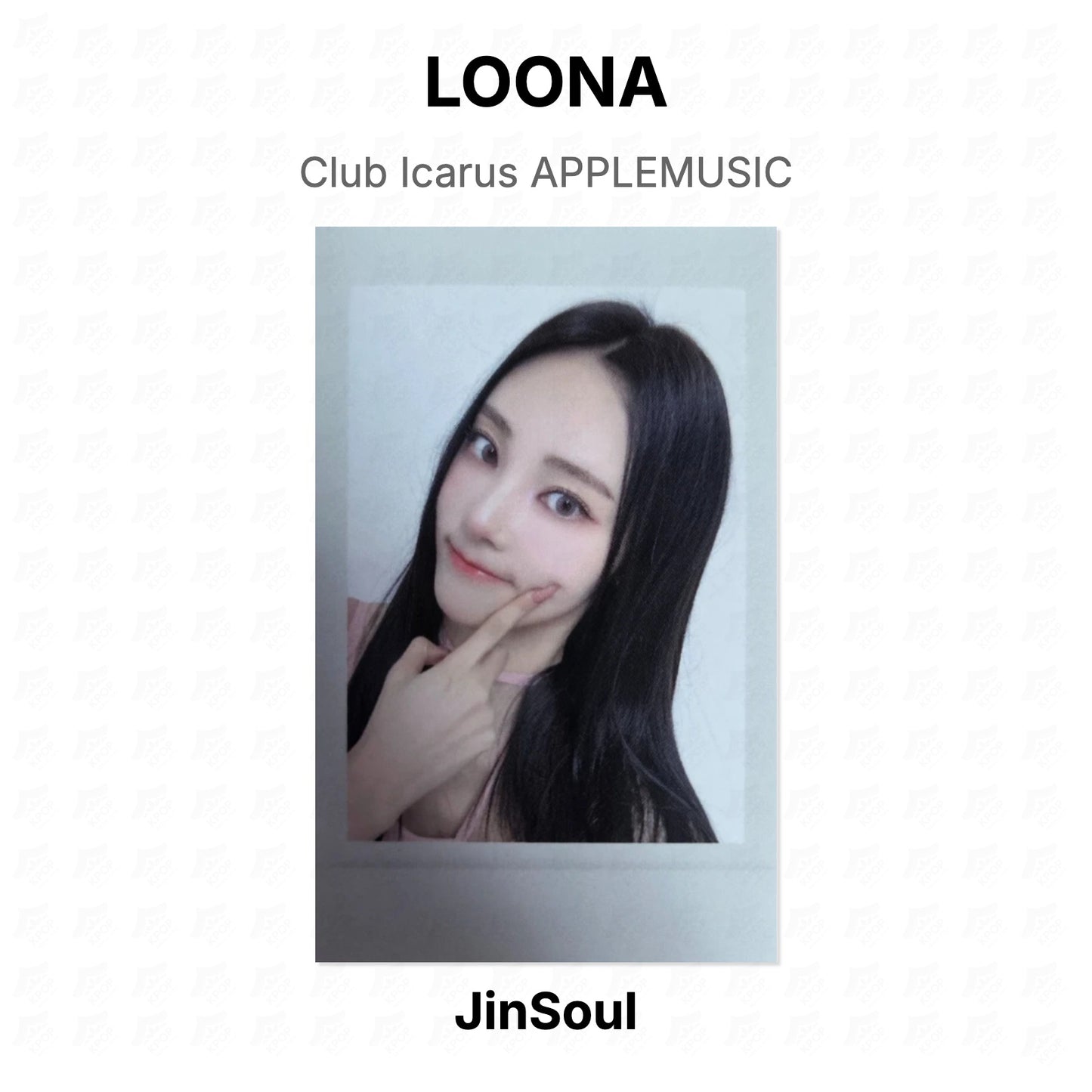 LOONA Club Icarus APPLEMUSIC Official Photocard