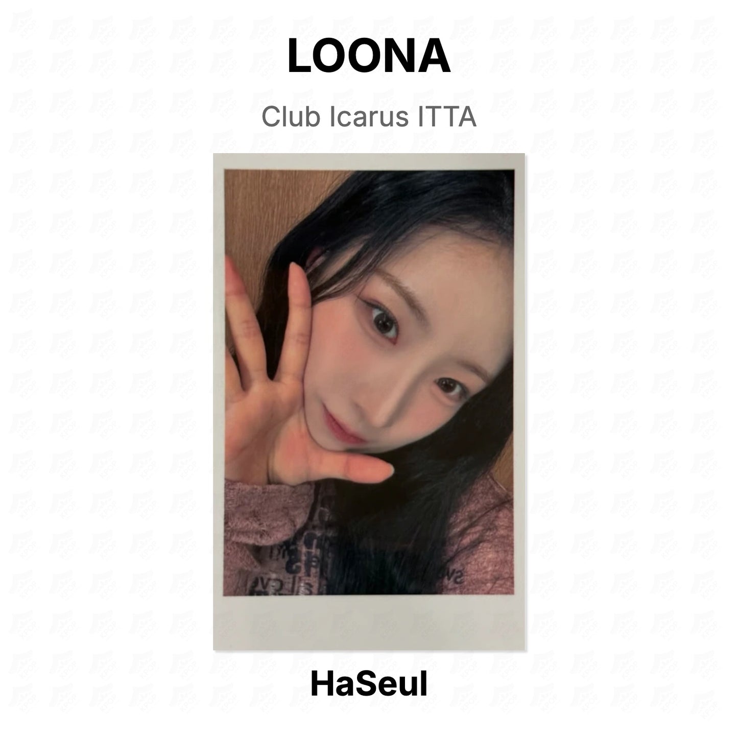 LOONA Club Icarus ITTA Official Photocard