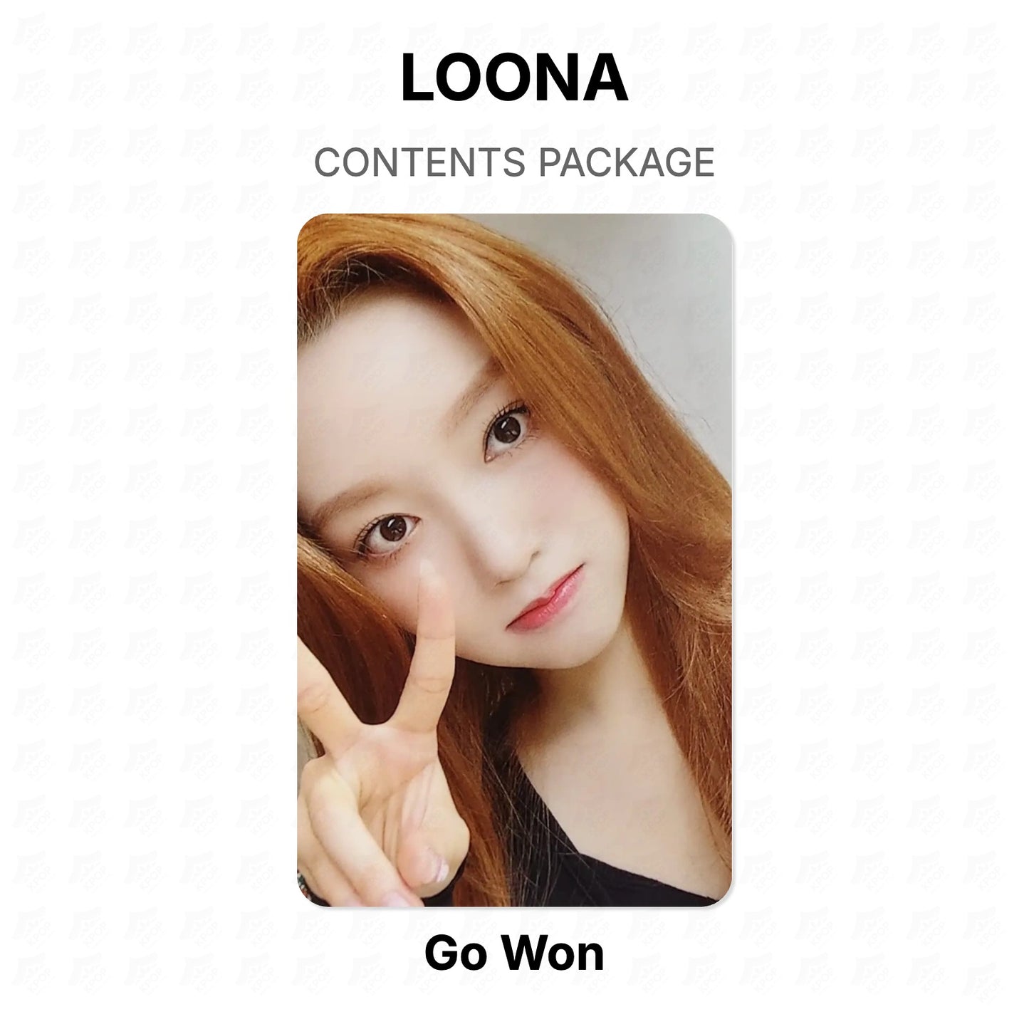 LOONA CONTENTS PACKAGE Official Photocard