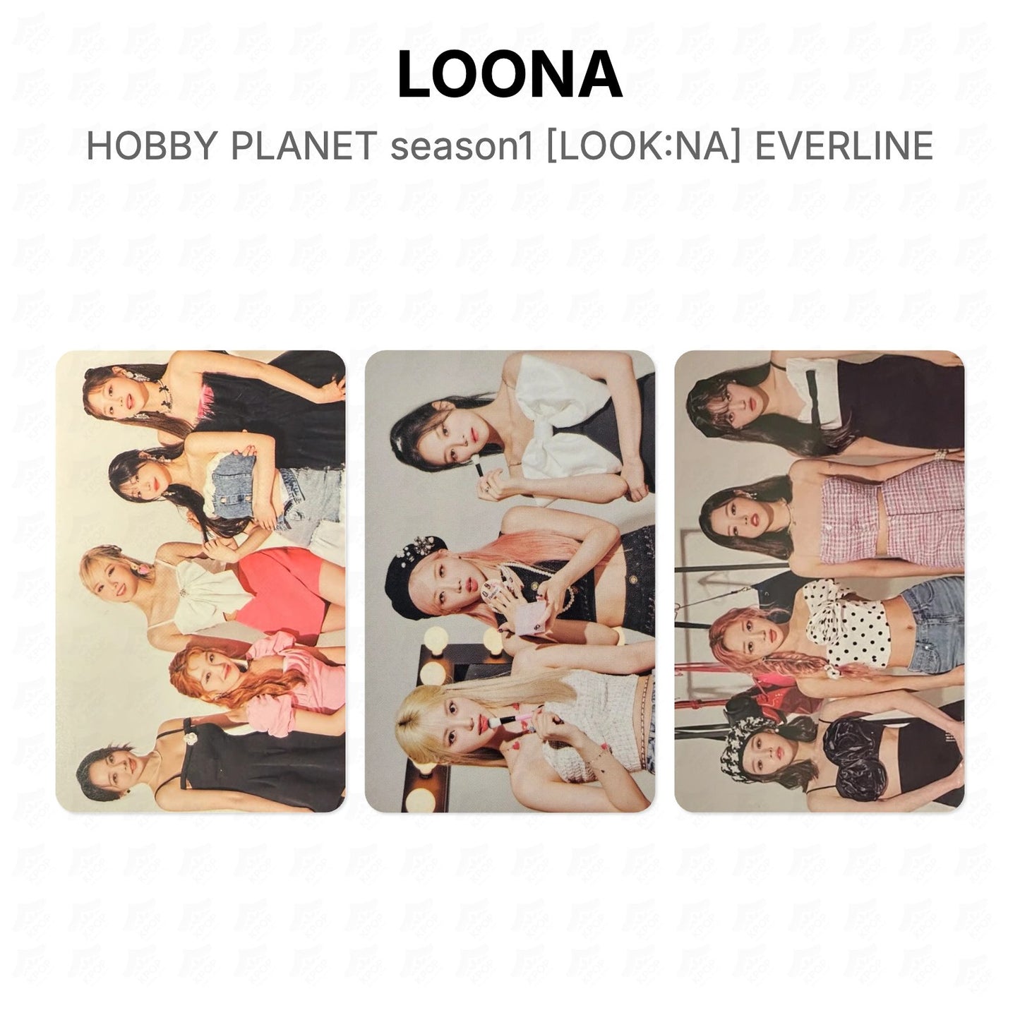 LOONA HOBBY PLANET season1 [LOOK:NA] EVERLINE Official Photocard