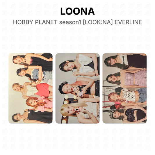 LOONA HOBBY PLANET season1 [LOOK:NA] EVERLINE Official Photocard