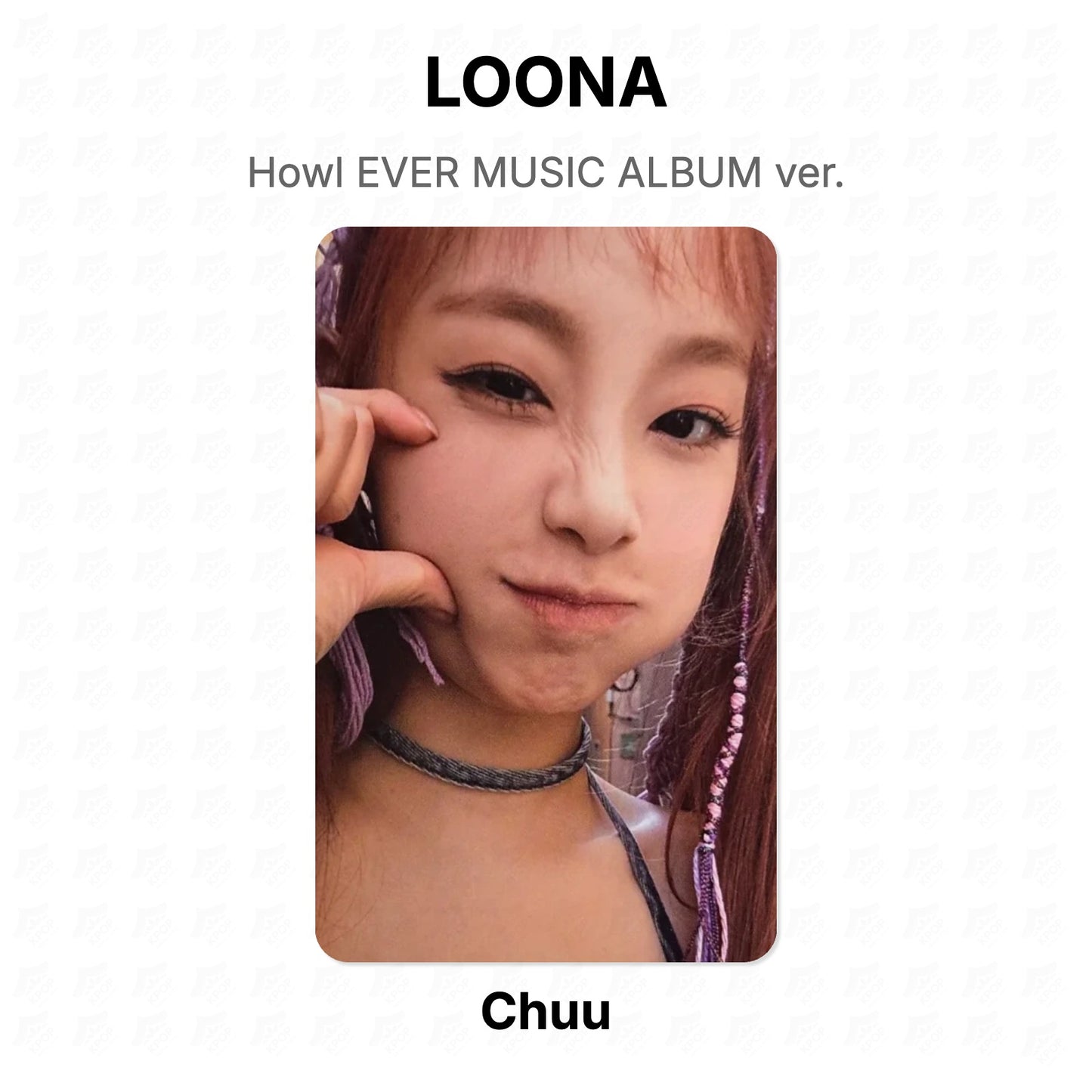 LOONA Howl EVER MUSIC ALBUM ver. Official Photocard