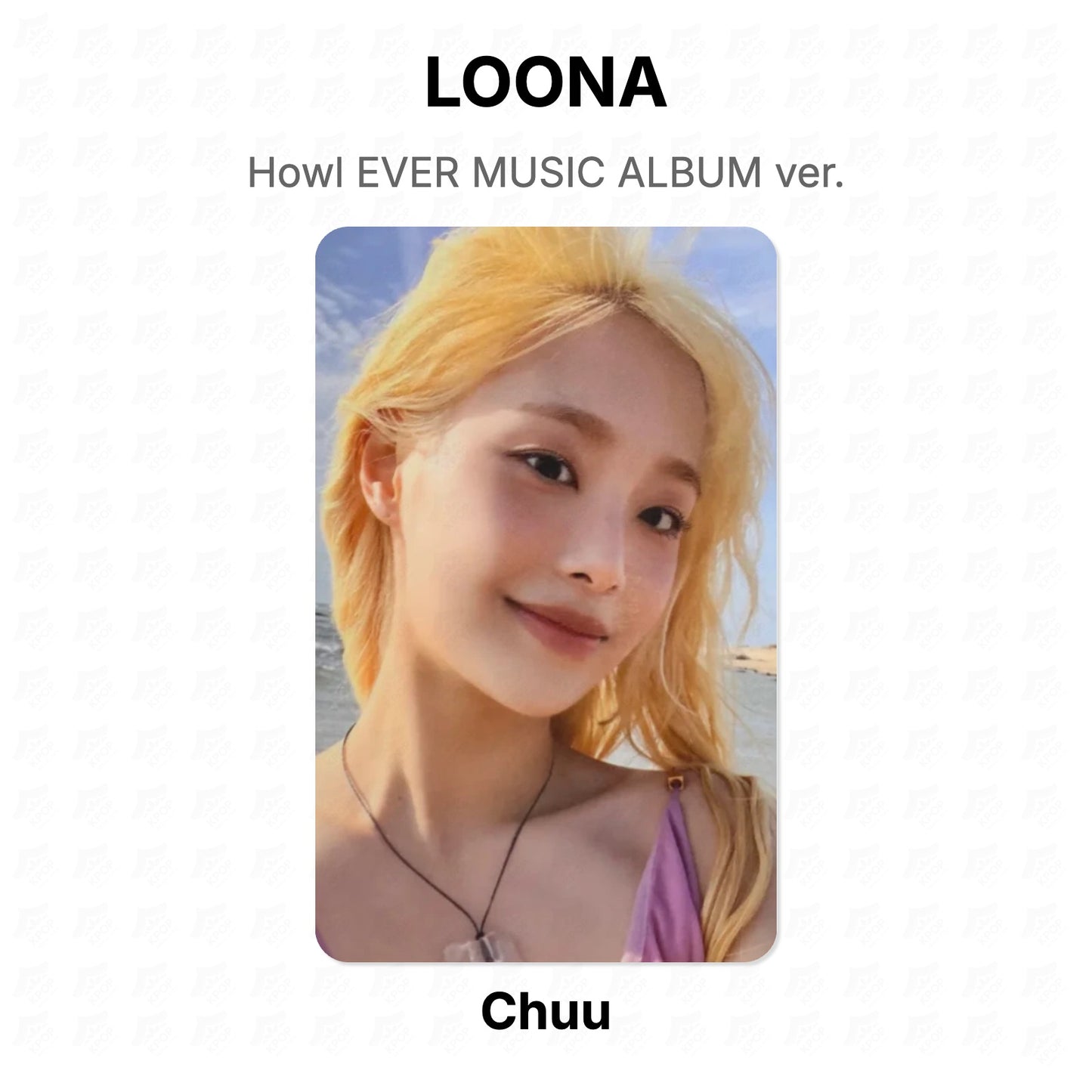 LOONA Howl EVER MUSIC ALBUM ver. Official Photocard