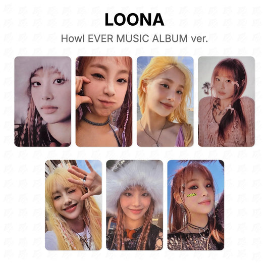 LOONA Howl EVER MUSIC ALBUM ver. Official Photocard