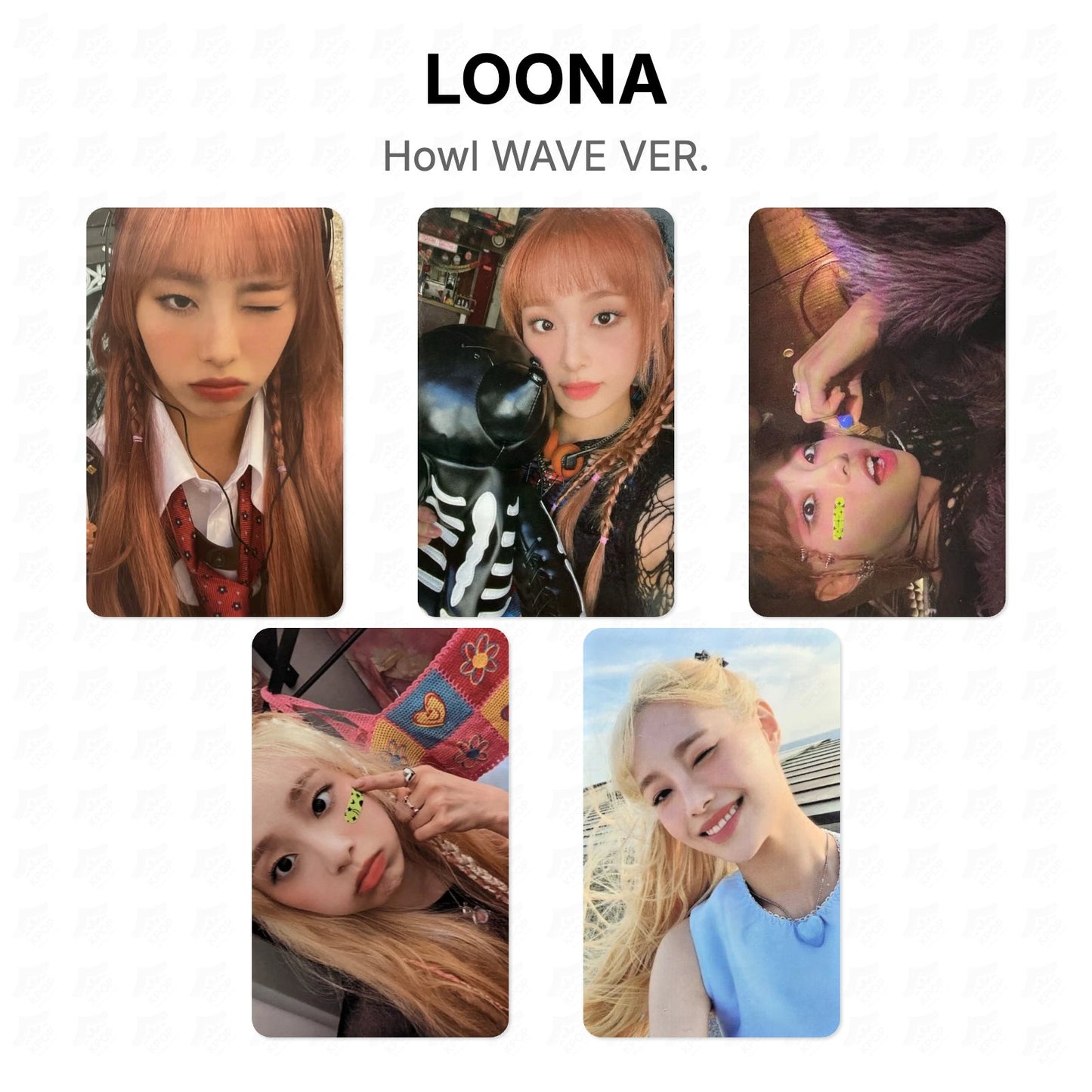 LOONA Howl WAVE VER. Official Photocard