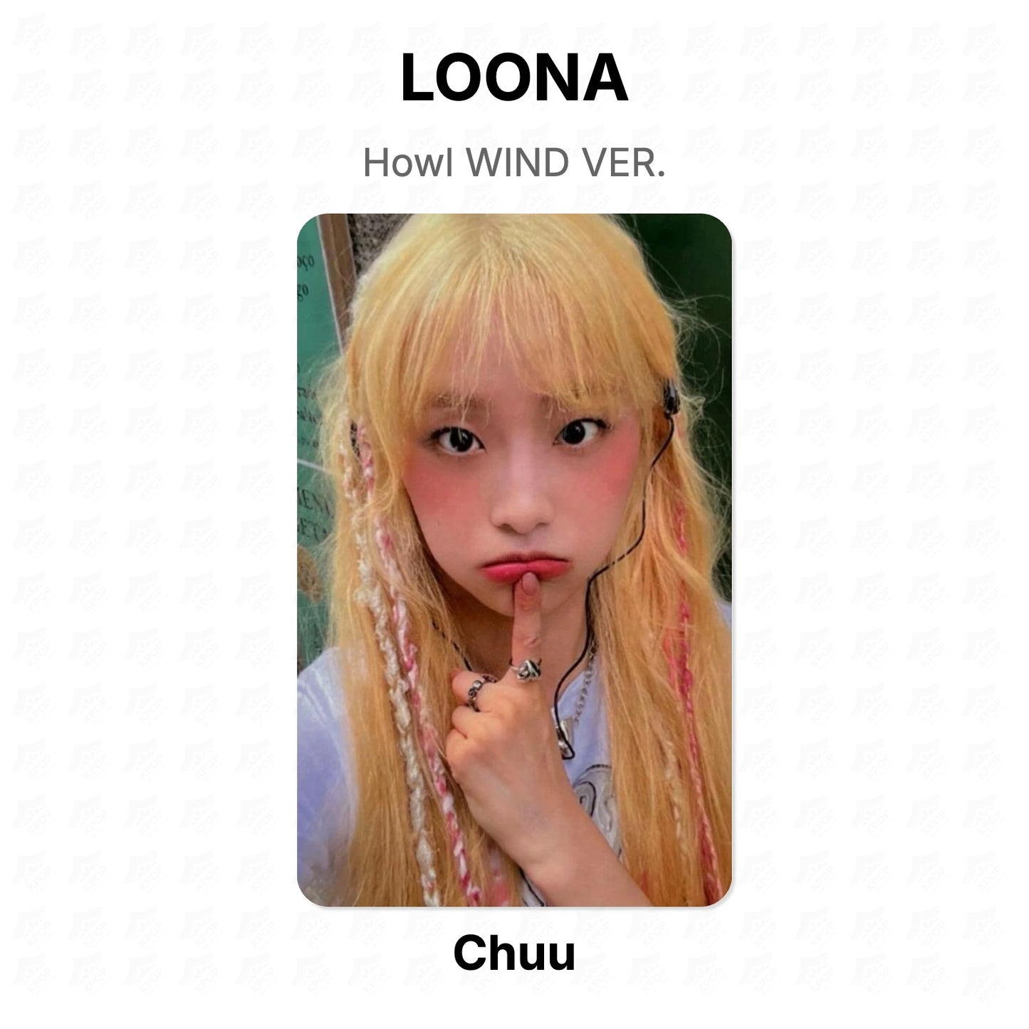 LOONA Howl WIND VER. Official Photocard