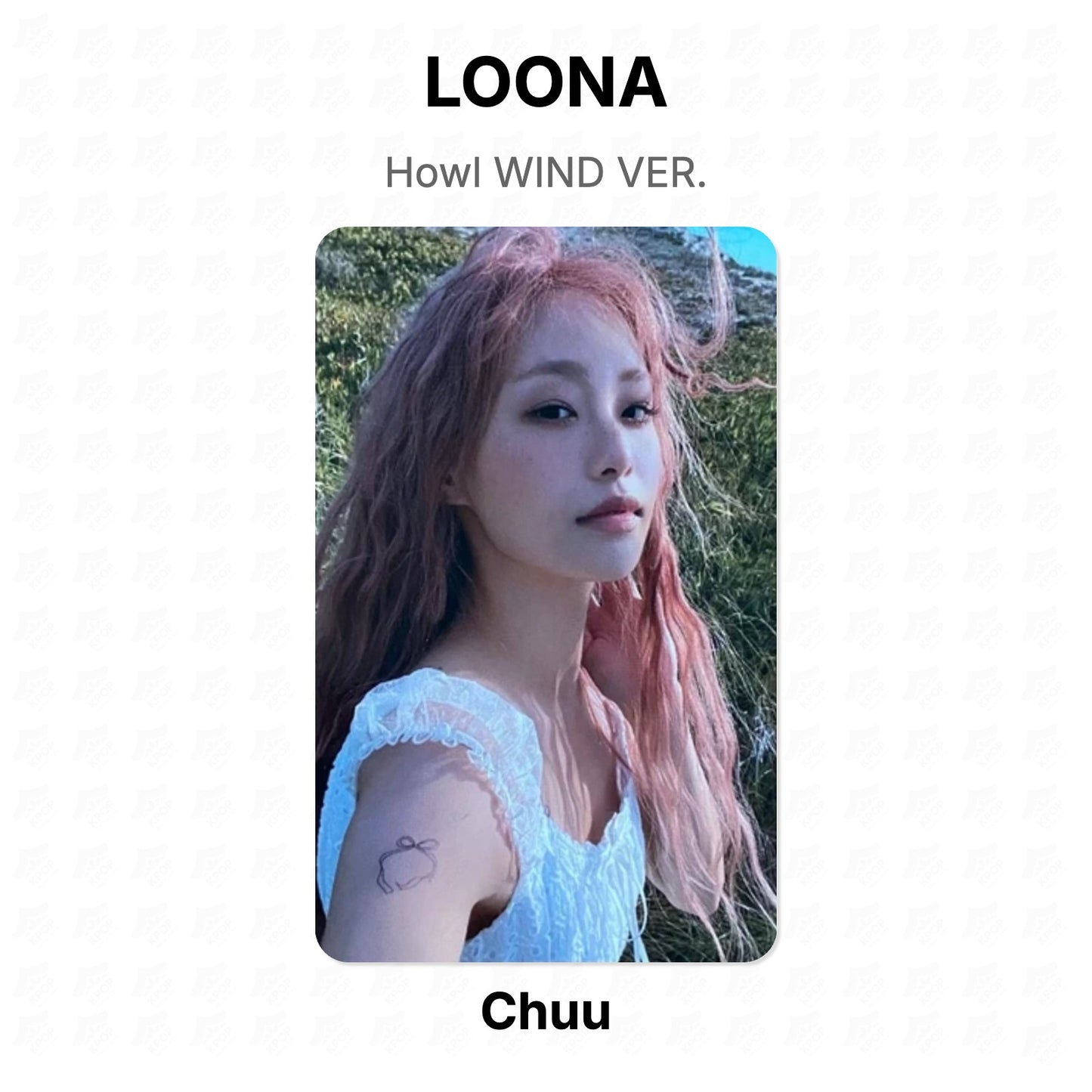 LOONA Howl WIND VER. Official Photocard
