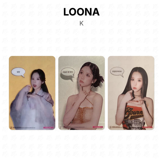 LOONA K Official Photocard