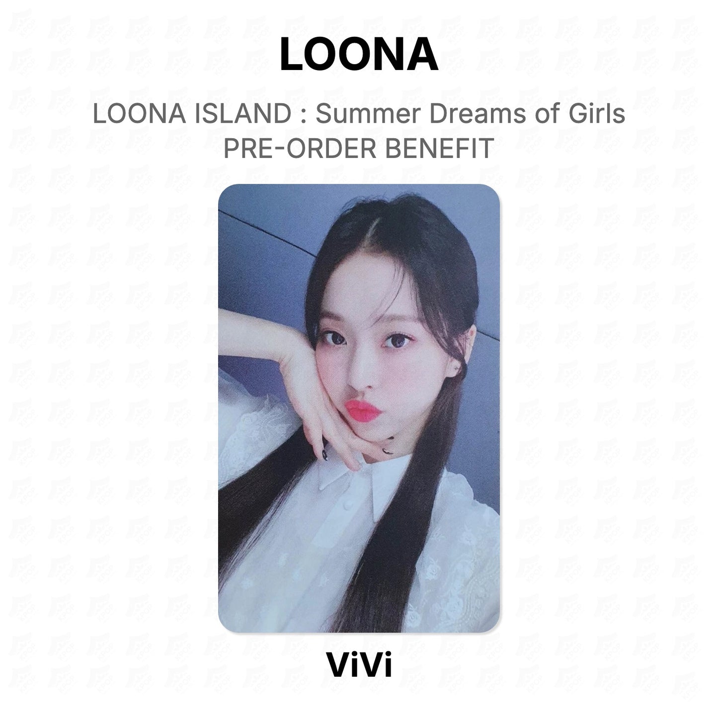 LOONA ISLAND : Summer Dreams of Girls PRE-ORDER BENEFIT Official Photocard